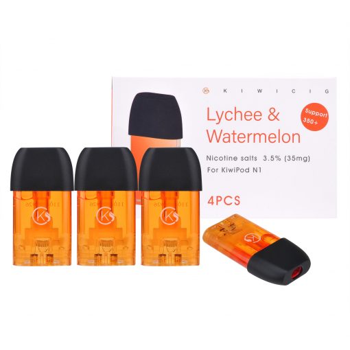 Lychee & Watermelon Disposable Cartridges for KiwiPod N1, vape refills at vape shop Auckland and online vape deliveries