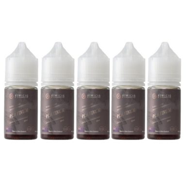 A pack of 5 Platinum 30ml Winfield Tobacco E-Juice vape liquid