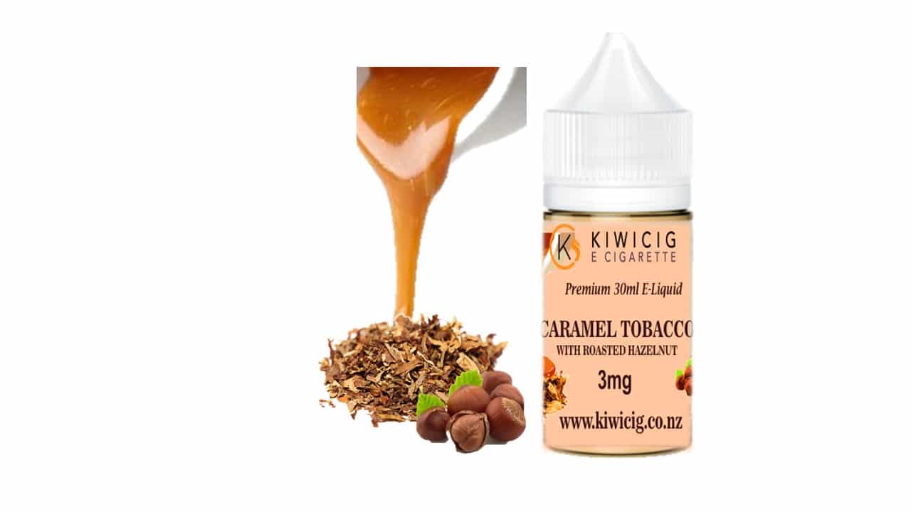 Caramel Tobacco 30ml ELiquid KiwiCig NZ