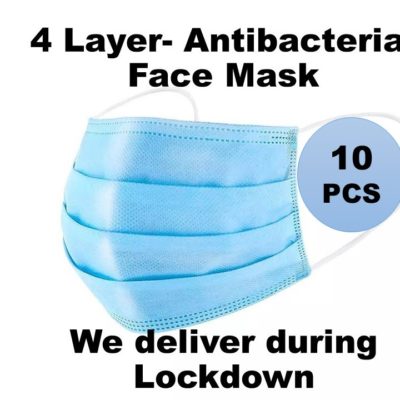 10 pieces face mask available for delivery during lockdown